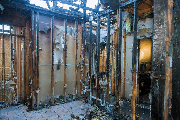 Professional Fire Damage Assessment technician working in Lanham, MD